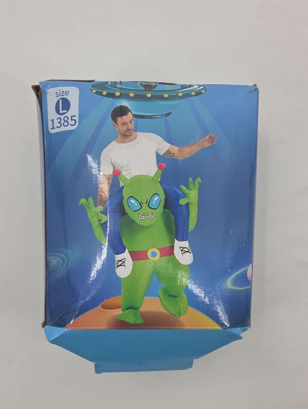 Green Alien Carry-Me Costume - Picture 8 of 12